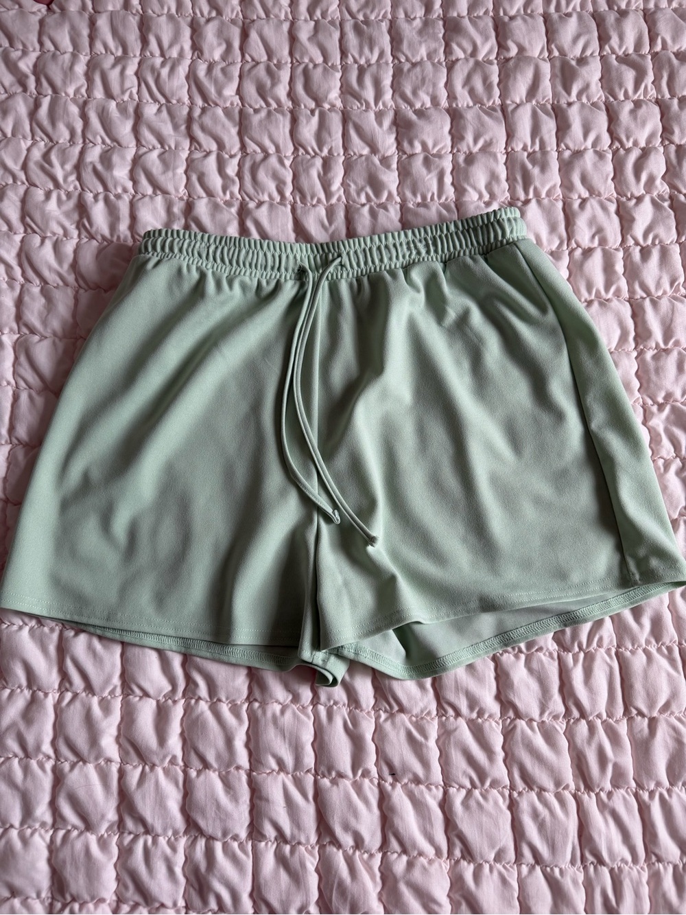 Women's Sage Green Drawstring Shorts